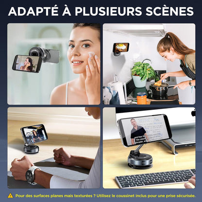Support Magnétique Téléphone Pliable 360°