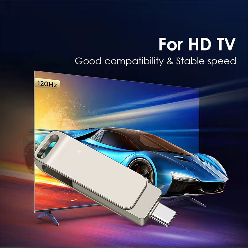 Clé USB Double Connecteur (USB + USB-C) – Simple, rapide, indispensable