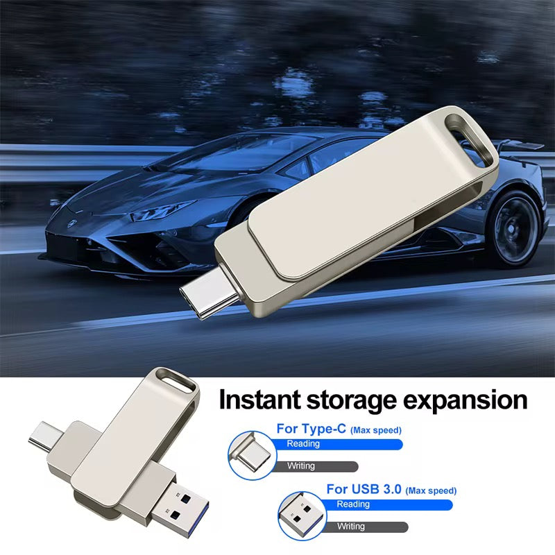 Clé USB Double Connecteur (USB + USB-C) – Simple, rapide, indispensable