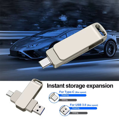 Clé USB Double Connecteur (USB + USB-C) – Simple, rapide, indispensable